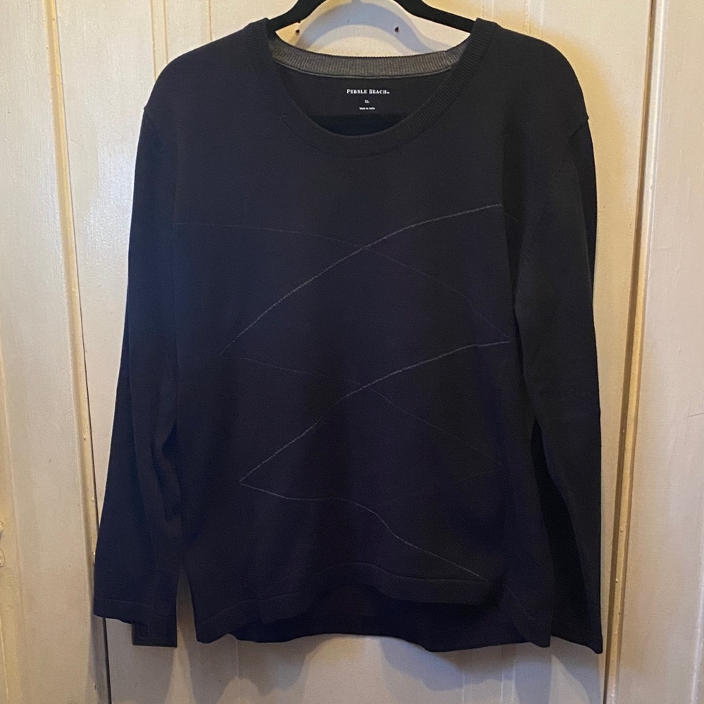 Pebble Beach Dark Blue Knitwear